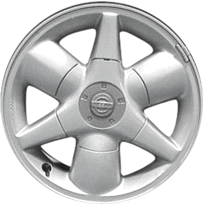 Nissan Pathfinder 1999-2002 powder coat silver 16x7 aluminum wheels or rims. Hollander part number ALY62372, OEM part number 403002W626, 403002W628, 403002W329.