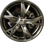 ALY62526U79 Nissan 370Z Wheel/Rim Dark Smoked Hyper Silver #D03001BC4D