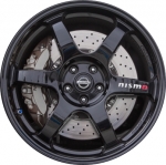 ALY62701 Nissan GT-R Wheel/Rim Black Painted #D0C0089S0A