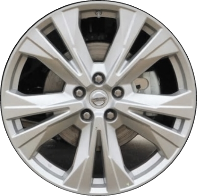 Nissan Pathfinder 2018-2019 powder coat silver 20x7.5 aluminum wheels or rims. Hollander part number ALY62743U20/62778, OEM part number 403009PM0A.