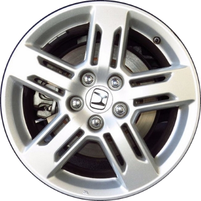 Honda Odyssey 2005-2013 powder coat silver 18x7 aluminum wheels or rims. Hollander part number ALY64021, OEM part number 42700TK8A21.