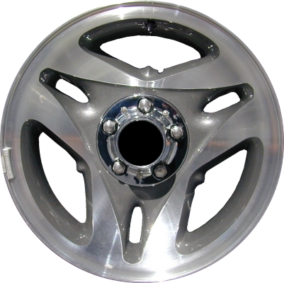 Mazda B3000 4x4 2001-2003, B3000 4x2 2004, B4000 4x4 2001-2003, B4000 2004-2010 medium charcoal machined 16x7 aluminum wheels or rims. Hollander part number 64834, OEM part number 1F2037600.
