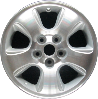 Mazda Tribute 2001-2004 powder coat silver or machined 16x7 aluminum wheels or rims. Hollander part number ALY64837U, OEM part number 9965437060.
