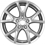 ALY64951U77 Mazda MX-5 Miata Wheel/Rim Smoked Hyper Silver #9965367070