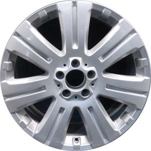 Mercedes-Benz GL450 2007 powder coat silver 19x8.5 aluminum wheels or rims. Hollander part number ALY65449, OEM part number B66474335.