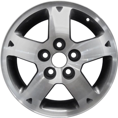 Mitsubishi Eclipse 2003-2005 charcoal machined 16x6 aluminum wheels or rims. Hollander part number ALY65782U30, OEM part number Not Yet Known.