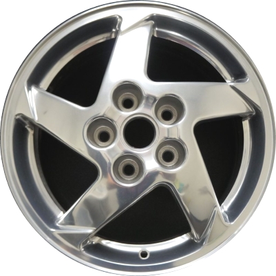 Pontiac Grand Prix 2004-2006 polished 16x6.5 aluminum wheels or rims. Hollander part number ALY6564U80/6594, OEM part number 9595909.