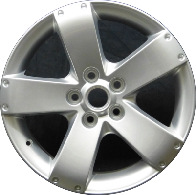 Chevrolet Captiva Sport 2012-2014, Pontiac Torrent 2006-2009 powder coat sparkle silver 17x7 aluminum wheels or rims. Hollander part number 6600U20, OEM part number 9597593.