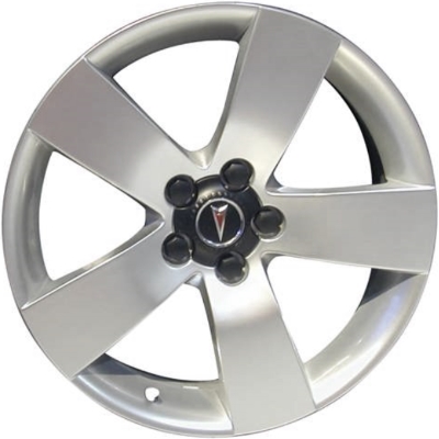 Pontiac G8 2008-2009 powder coat hyper silver 19x8 aluminum wheels or rims. Hollander part number ALY6640.HYPV1, OEM part number Not Yet Known.