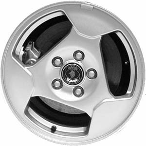 SAAB 3-Sep 1999-2000 powder coat silver 15x6.5 aluminum wheels or rims. Hollander part number ALY68195, OEM part number 30568856.