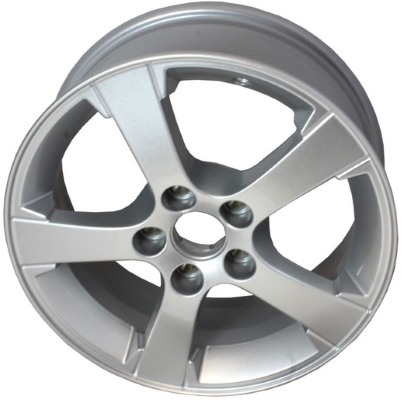 SAAB 3-Sep 2003-2012 powder coat silver 16x6.5 aluminum wheels or rims. Hollander part number ALY68255, OEM part number 12787994.