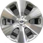 ALY68787U10 Subaru Legacy Outback Wheel/Rim Silver Machined #28111AJ03A