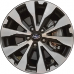 ALY68826U30.LB02 Subaru Outback Wheel/Rim Black Machined #28111AL03A