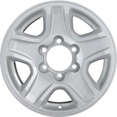 Toyota 4Runner 1996-2002, T100 1997-1998 powder coat silver 16x7 aluminum wheels or rims. Hollander part number 69354U10, OEM part number 426110W020, 4261160150, 4261160170.