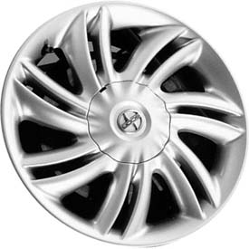 Scion xB 2004-2006 powder coat silver 15x6 aluminum wheels or rims. Hollander part number ALY69490, OEM part number 845752800.