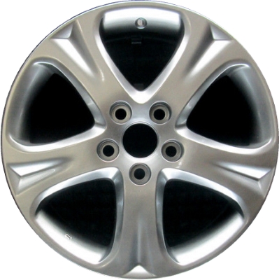 Toyota Solara 2007-2008 powder coat hyper silver 17x7 aluminum wheels or rims. Hollander part number ALY69498, OEM part number 4261106630.