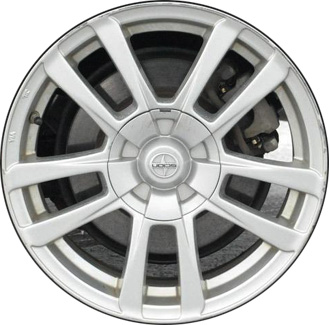Scion xB 2008-2015 powder coat silver 16x6.5 aluminum wheels or rims. Hollander part number ALY69550U20, OEM part number PT90452080.