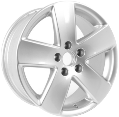 Volkswagen Passat 2006-2011 powder coat silver 17x7.5 aluminum wheels or rims. Hollander part number ALY69827U20, OEM part number 3C0601025E88Z.