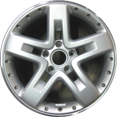 Volkswagen Touareg 2006-2010 powder coat silver 20x9 aluminum wheels or rims. Hollander part number ALY69836, OEM part number 7L6601025AG.