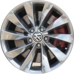 ALY69890U80 Volkswagen CC Wheel/Rim Polished #3C8601025D88Z
