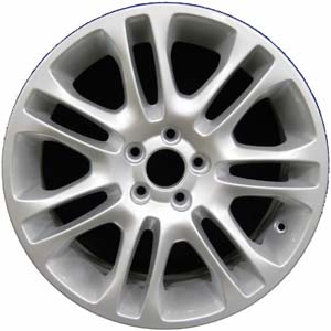 Volvo C70 2008-2010, S80 2007-2009, V70 2008-2010 powder coat silver 18x8 aluminum wheels or rims. Hollander part number 70313U20, OEM part number 307483487.