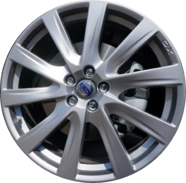 Volvo XC60 2014-2017 powder coat silver 20x8 aluminum wheels or rims. Hollander part number ALY70399, OEM part number 313731630.