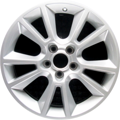 Saturn Astra 2008-2009 powder coat silver 17x7 aluminum wheels or rims. Hollander part number ALY7060, OEM part number 13288965.
