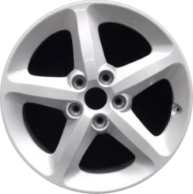 Hyundai Sonata 2006-2010 powder coat silver 17x6.5 aluminum wheels or rims. Hollander part number ALY70727U20, OEM part number 529103K340, 529103K310, 529103K330.