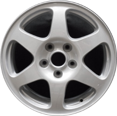 Hyundai Sonata 2006-2008 powder coat silver 16x6.5 aluminum wheels or rims. Hollander part number ALY70728, OEM part number 529103K210.