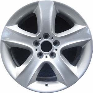 BMW X5 2007-2013, X6 2008-2014 powder coat silver 19x9 aluminum wheels or rims. Hollander part number 71174, OEM part number 36116772245.