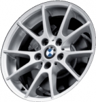 ALY71250U20 BMW 128i, 135i Wheel/Rim Silver Painted #36116775625