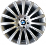 ALY71337 BMW 535i GT, 550i GT, 740i, 750i, 760i Wheel/Rim Silver #36116775405