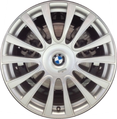 BMW 640i 2012-2019, 650i 2012-2019, Alpina B6-2016, M6-2016-2017 powder coat silver 20x8.5 aluminum wheels or rims. Hollander part number 71522, OEM part number 36117843717.