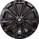 ALY71585U97 BMW Hybrid 5, 528i, 535i, 550i, 640i, 650i Wheel/Rim Black #36116854561