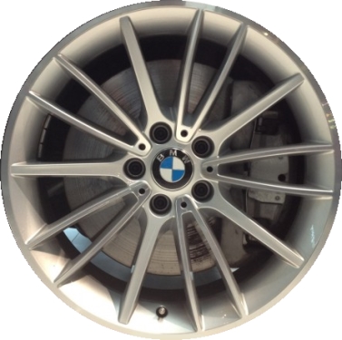 BMW 535i GT 2010-2017, 550i GT 2010-2017, 740i 2011-2015, 750i 2011-2015, 760i 2010-2015, ActiveHybrid 7 2011-2015 grey machined 19x8.5 aluminum wheels or rims. Hollander part number, OEM part number 36116851076.