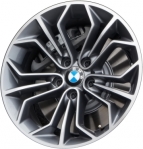 ALY71604 BMW X1 Wheel/Rim Grey Machined #36116789147