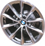ALY71614 BMW X1 Wheel/Rim Silver Machined #36116789150