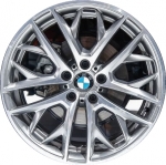 ALY71615 BMW X1 Wheel/Rim Silver Machined #36116854563