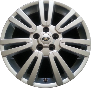 Land Rover LR4 2010-2015 powder coat silver 19x8 aluminum wheels or rims. Hollander part number ALY72215U20, OEM part number LR028929.
