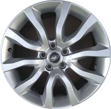 Land Rover Range Rover Sport 2014-2017 powder coat silver or black 20x8.5 aluminum wheels or rims. Hollander part number ALY72252U, OEM part number LR044848.