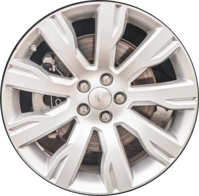 Land Rover Discovery Sport 2015-2019 powder coat silver 19x8.5 aluminum wheels or rims. Hollander part number ALY72263U20, OEM part number LR066916.