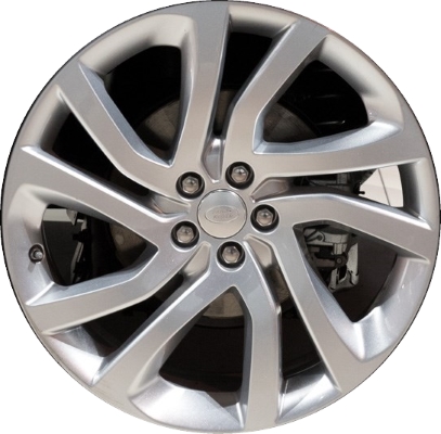 Land Rover Discovery Sport 2015-2021 powder coat silver 20x8.5 aluminum wheels or rims. Hollander part number ALY72264U20, OEM part number LR067424, LR073513.