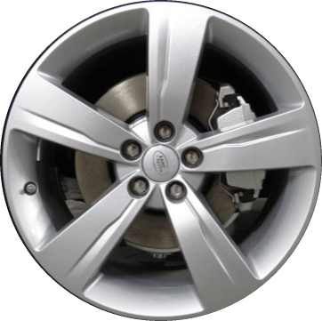 Land Rover Range Rover Velar 2018-2021 powder coat silver or dark grey 19x8.5 aluminum wheels or rims. Hollander part number ALY72300U, OEM part number LR091545, LR091536.