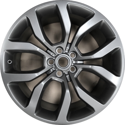 Land Rover Range Rover Sport 2018-2022 powder coat dark grey 22x9.5 aluminum wheels or rims. Hollander part number ALY72315, OEM part number LR103596.
