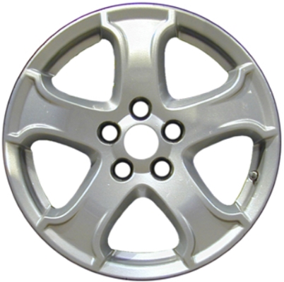 Suzuki XL7 2007-2009 powder coat silver 17x7 aluminum wheels or rims. Hollander part number ALY72699, OEM part number 4321078J20.