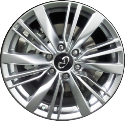 Infiniti QX80 2018-2024 powder coat hyper silver 20x8 aluminum wheels or rims. Hollander part number ALY73805, OEM part number D0C006GW5A, D03006GW5A.