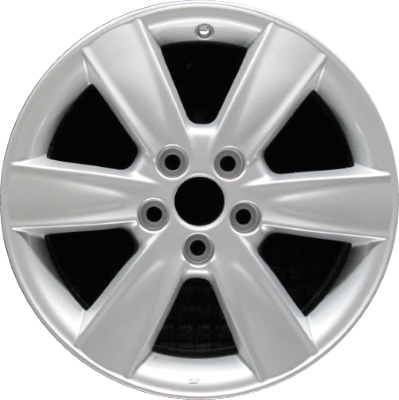 Lexus ES330 2004-2006 powder coat silver 17x7 aluminum wheels or rims. Hollander part number ALY74182U20, OEM part number 4261133420.