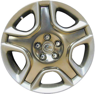 Lexus SC430 2006-2010 powder coat grey 18x8 aluminum wheels or rims. Hollander part number ALY74187, OEM part number Not Yet Known.