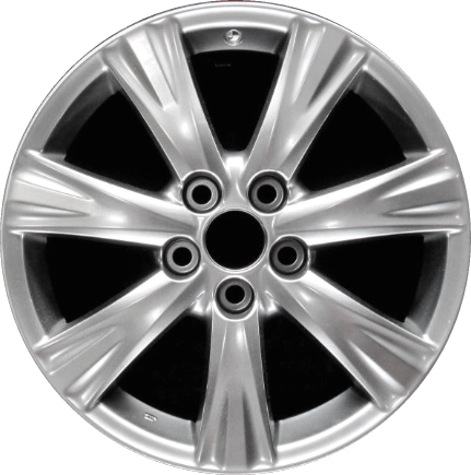 Lexus GS350 2008-2011, GS460 2008-2011 powder coat smoked hyper 17x7.5 aluminum wheels or rims. Hollander part number 74209, OEM part number 4261A30010, 4261A30020.