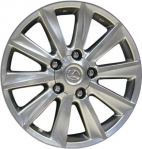 ALY74212U78 Lexus LX570 Wheel/Rim Smoked Hyper Silver #4261A60010